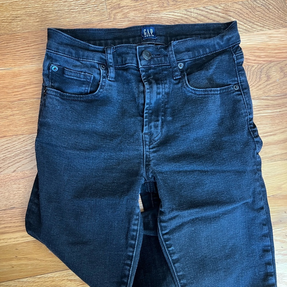 GAP true skinny black jeans